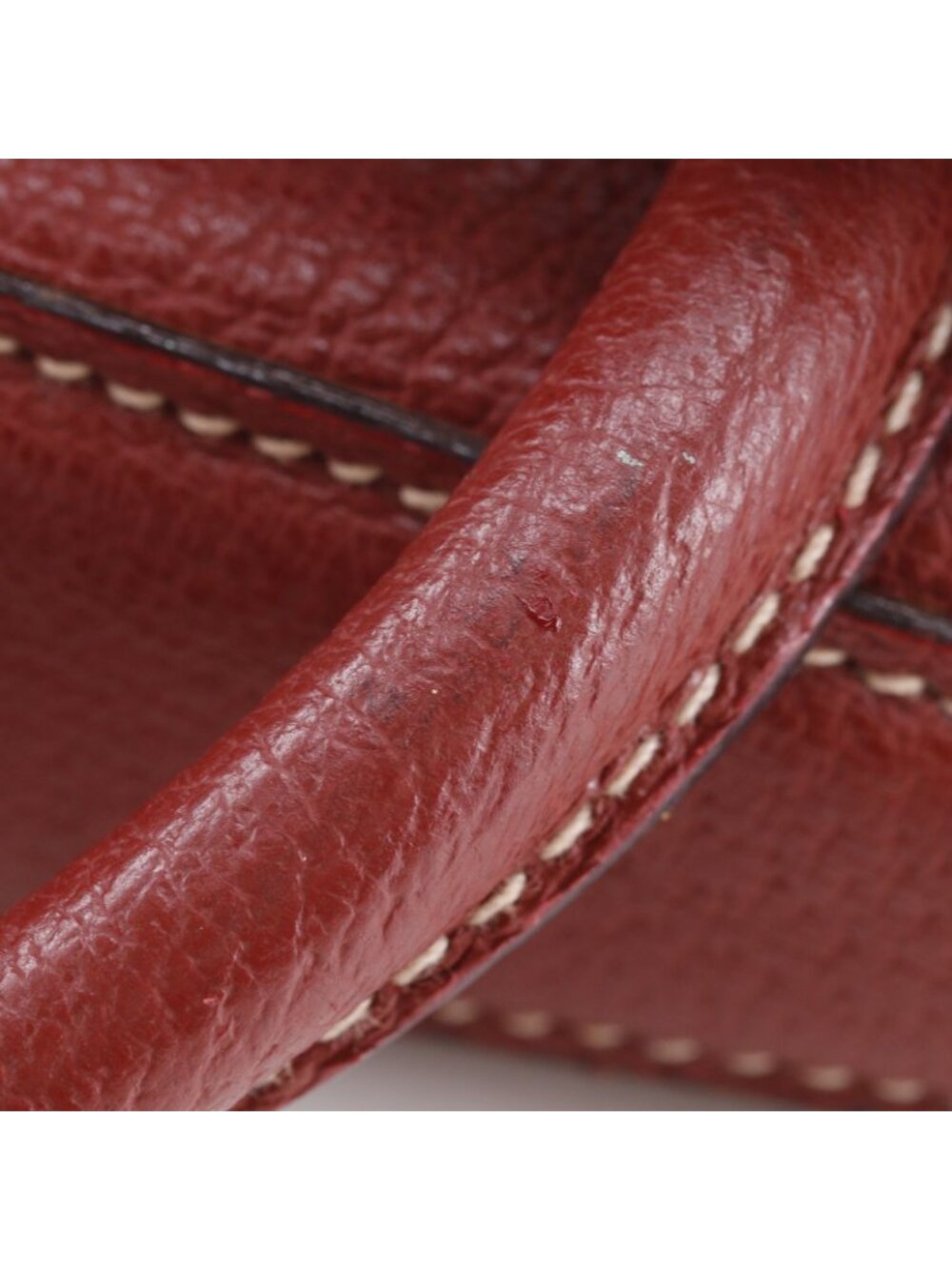Gucci Vintage x Leather Red Backpack - Picture 15 of 16